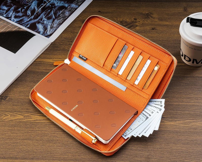 Ox Knight Zipper Leather Cover for Hobonichi Weeks/Weeks Mega - with Pen Loop, Card Slots, and Back Pocket - Image 5